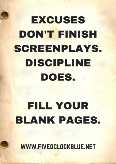 Disciplines for your screenwriting journey to success…
